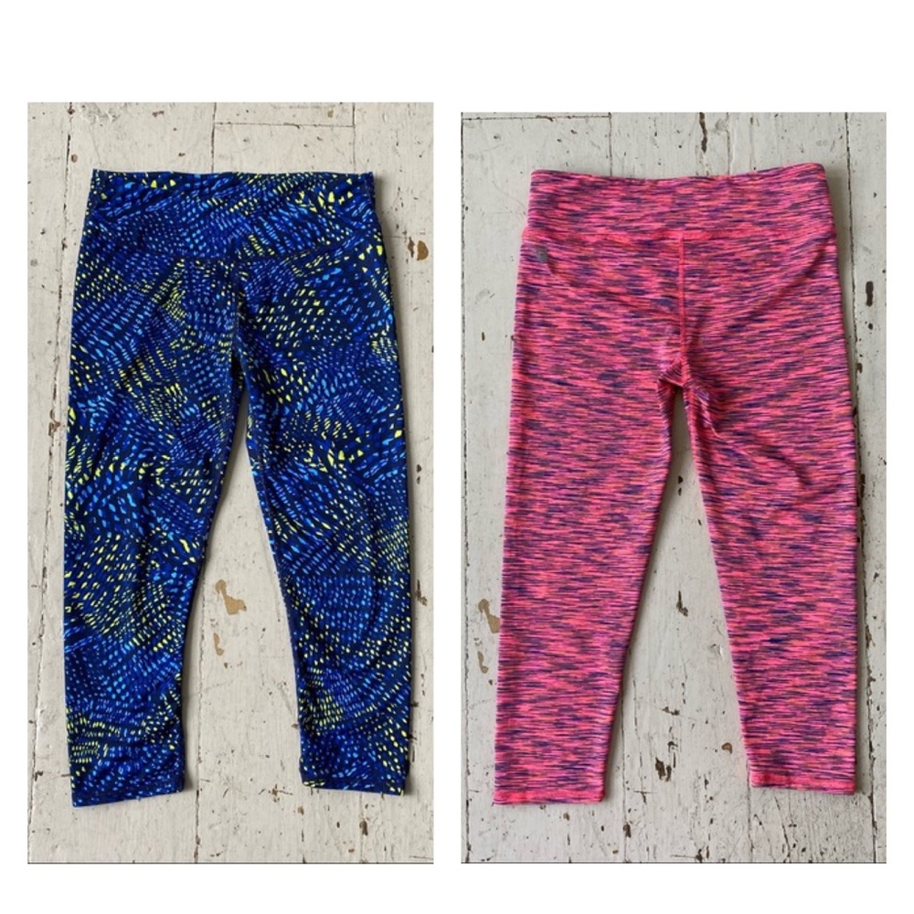 Lot of 2 Pair Fabletics Salar Capri Leggings
